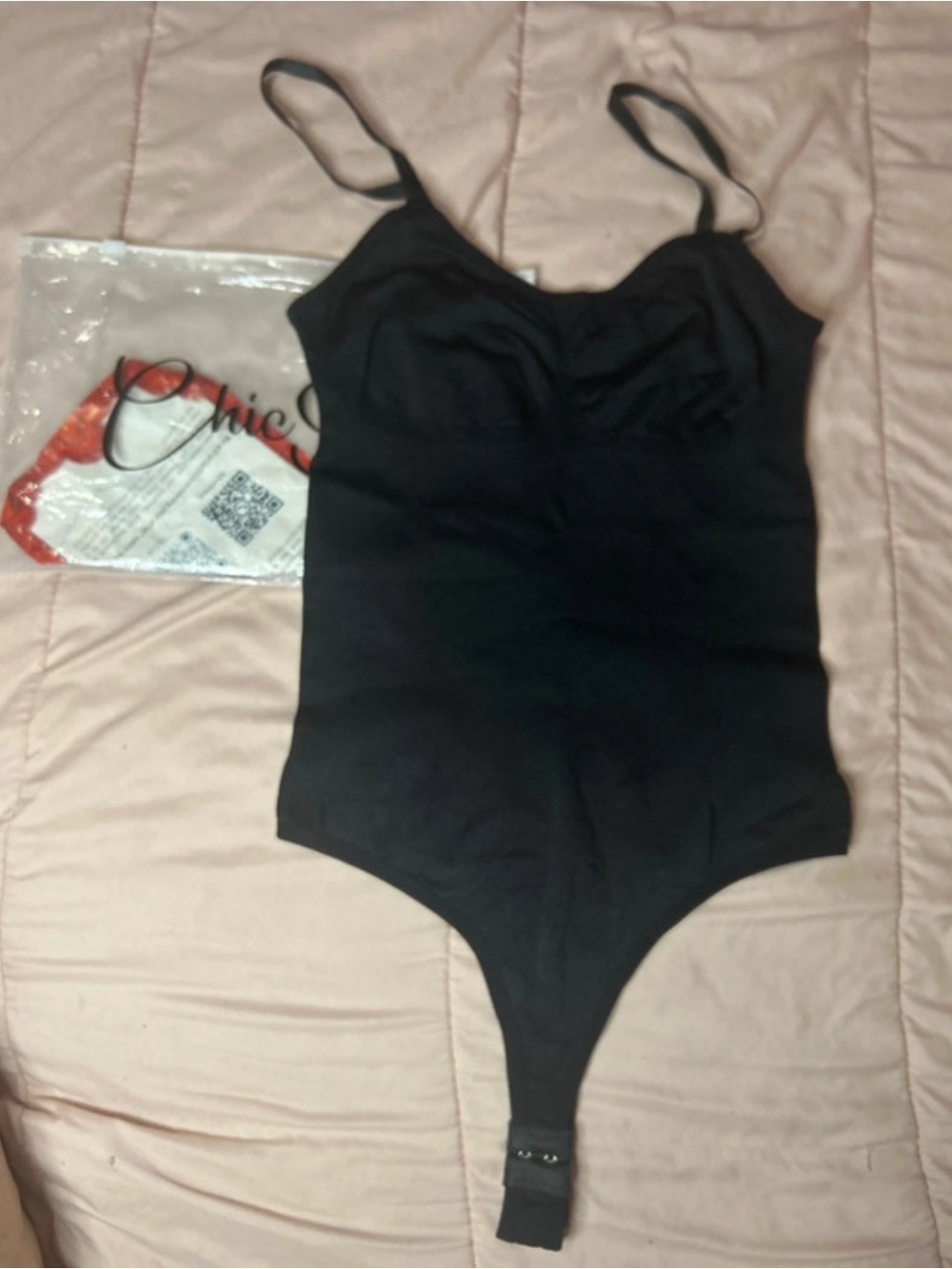 chic Black Girls' Bodysuit with Adjustable Straps